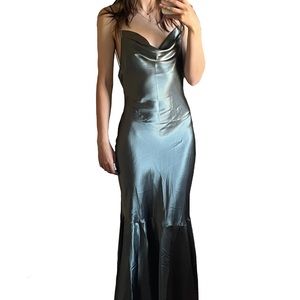 Satin Slip Dress Full Length